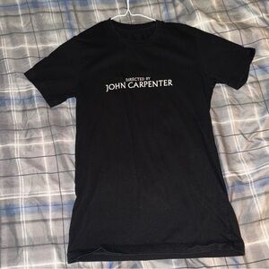 Black Short Sleeve John Carpenter Director Tee